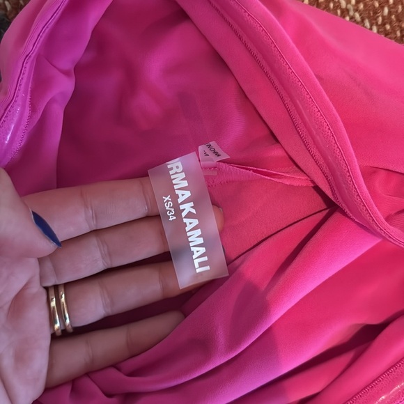 NWT Norma Kamali x REVOLVE Strapless Fishtail Gown in Orchid Pink - Picture 6 of 7